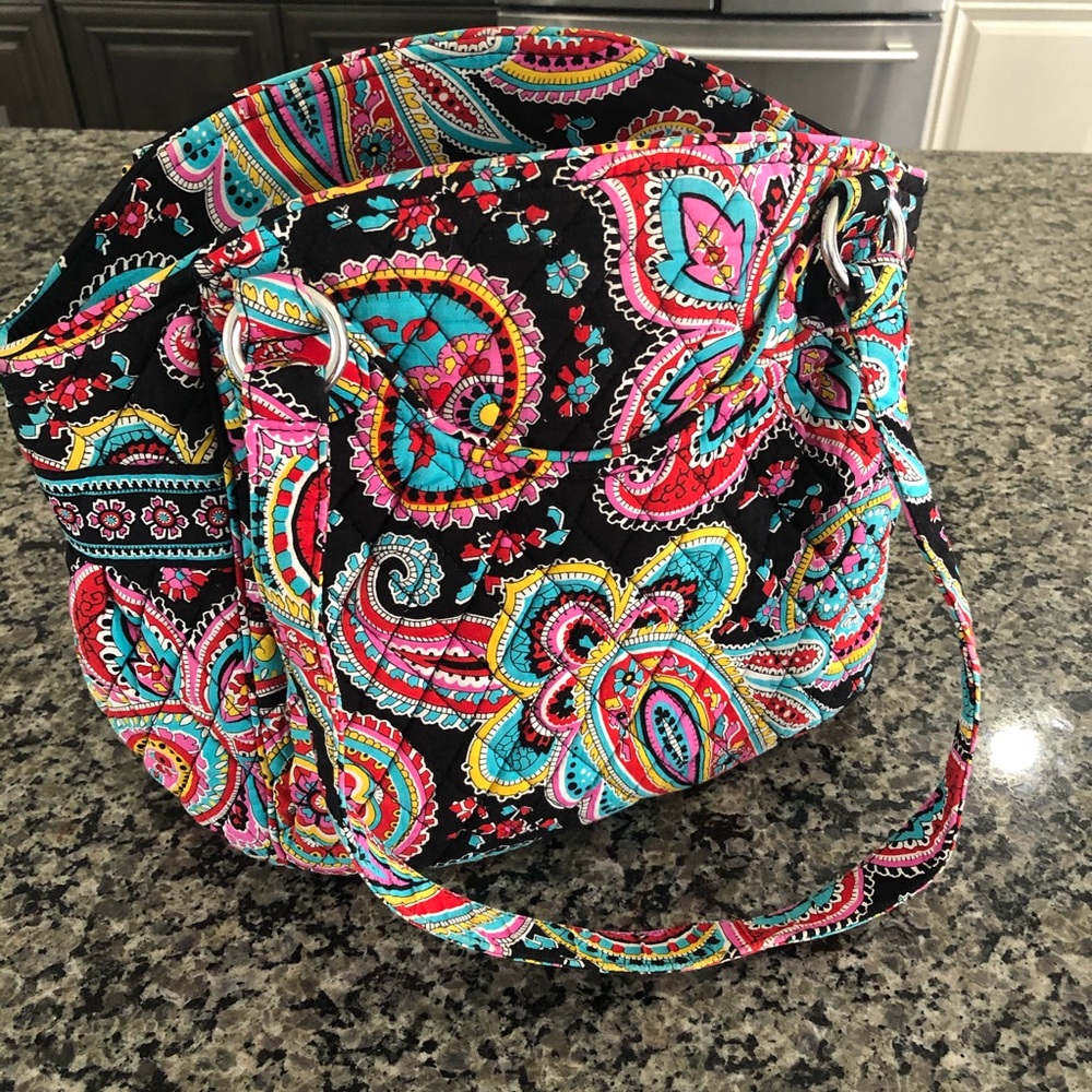 👛 VERA BRADLEY! 🌟Glenna Tote Parisian Paisley
